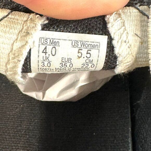 VANS OFF THE WALL 508731 Checkerboard Sequins Slip On Sneaker  Womens 5.5 - Picture 6 of 9